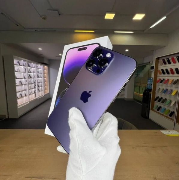Смартфон Apple iPhone 14 Pro Max (128 Гб Deep Purple Sim + eSim)